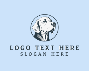 Animal - Vintage Labrador Dog logo design