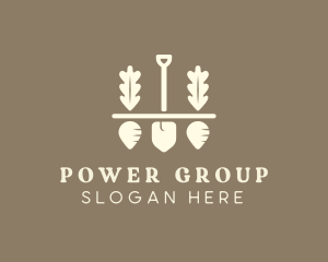 Shovel Vegetable Farm Logo