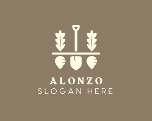 Shovel Vegetable Farm logo design