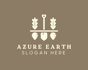 Shovel Vegetable Farm logo design