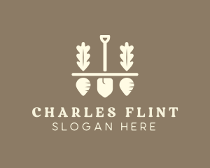 Shovel Vegetable Farm logo design