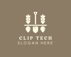 Shovel Vegetable Farm logo design