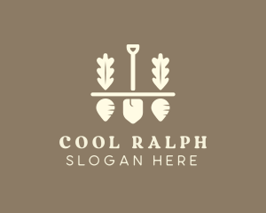 Shovel Vegetable Farm logo design