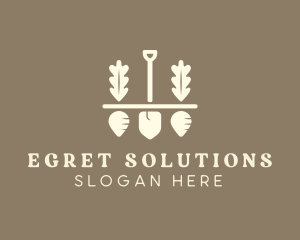 Shovel Vegetable Farm logo design