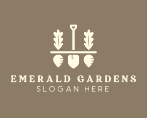 Shovel Vegetable Farm logo design