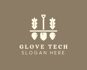 Shovel Vegetable Farm logo design