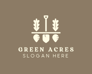 Farming - Shovel Vegetable Farm logo design