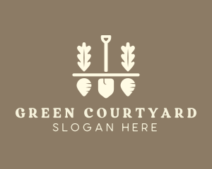 Shovel Vegetable Farm logo design