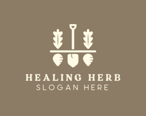 Shovel Vegetable Farm logo design