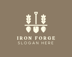 Shovel Vegetable Farm logo design