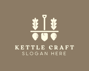 Shovel Vegetable Farm logo design