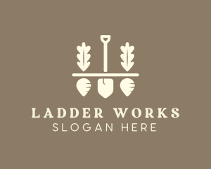 Shovel Vegetable Farm logo design