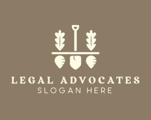 Shovel Vegetable Farm logo design