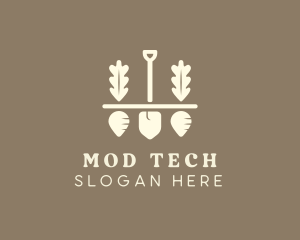 Shovel Vegetable Farm logo design