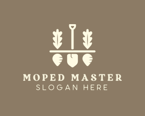 Shovel Vegetable Farm logo design