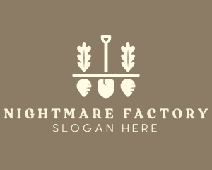 Shovel Vegetable Farm logo design