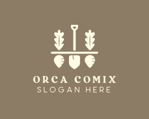 Orchardist - Shovel Vegetable Farm logo design