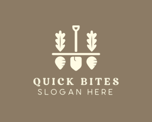 Shovel Vegetable Farm logo design