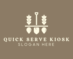 Shovel Vegetable Farm logo design