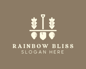 Shovel Vegetable Farm logo design