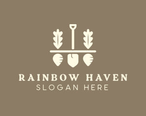 Shovel Vegetable Farm logo design