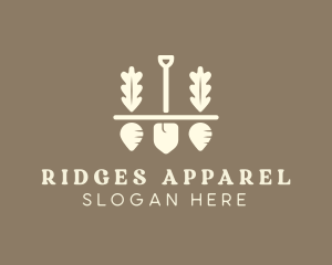 Shovel Vegetable Farm logo design