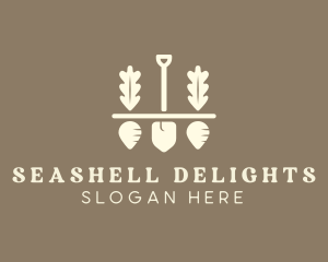 Shovel Vegetable Farm logo design