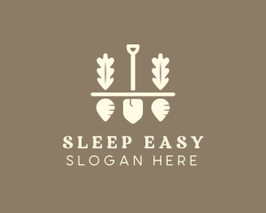 Shovel Vegetable Farm logo design