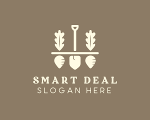 Shovel Vegetable Farm logo design