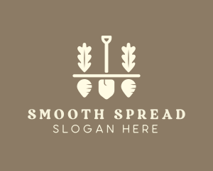 Shovel Vegetable Farm logo design