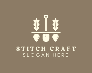 Shovel Vegetable Farm logo design