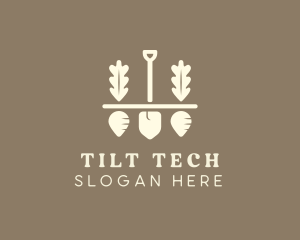 Shovel Vegetable Farm logo design