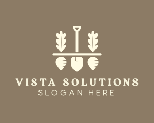 Shovel Vegetable Farm logo design