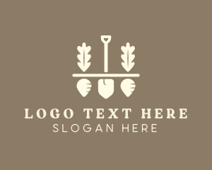 Landscape - Shovel Vegetable Farm logo design