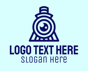 Subway - Blue Train Photography logo design