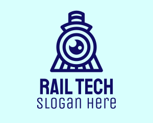 Rail - Blue Train Photography logo design