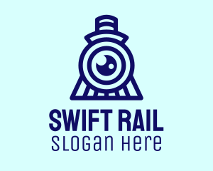 Rail - Blue Train Photography logo design