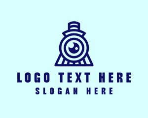 Transport - Blue Train Photography logo design