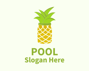 Pineapple Jar Decoration  Logo
