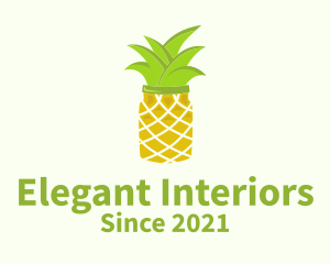 Pineapple Jar Decoration  logo design