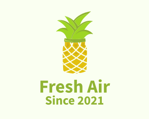 Pineapple Jar Decoration  logo design