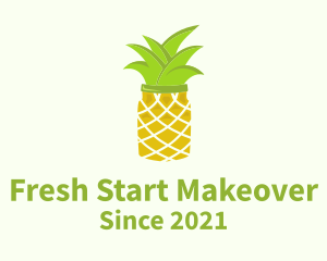 Pineapple Jar Decoration  logo design