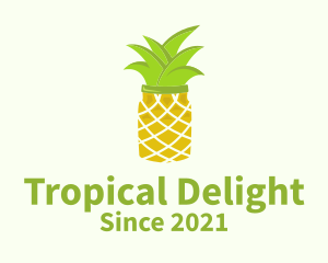 Pineapple - Pineapple Jar Decoration logo design