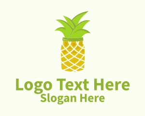 Pineapple Jar Decoration  Logo