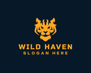 Wild Tiger Animal logo design