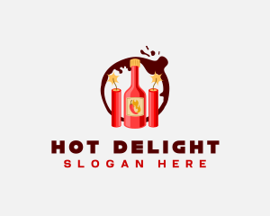 Spicy Sauce Dynamite logo design