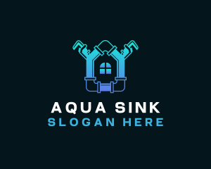 Sink - Pipe House Repair logo design