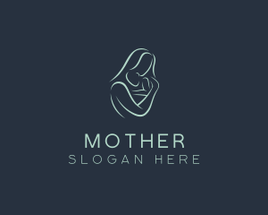 Mother Baby Newborn Maternity logo design