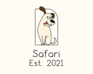 Pet Supply - Cute Happy Puppy logo design