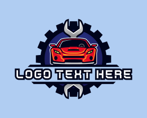 Cog - Car Gear Wrench logo design